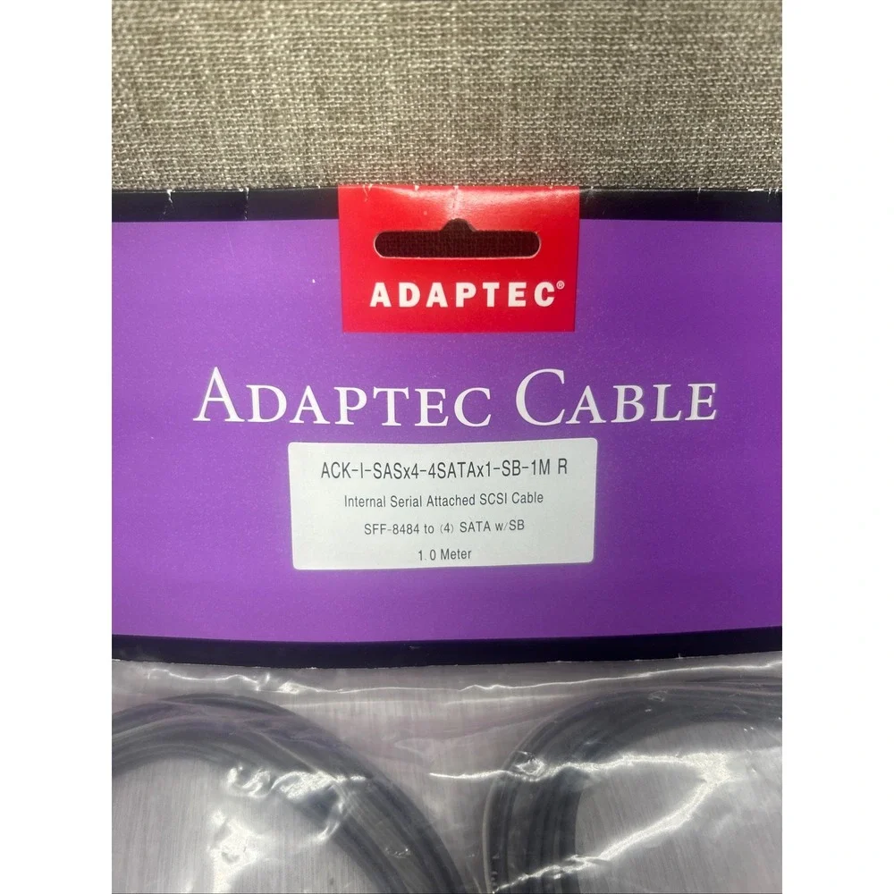 Adaptec ACK-I-SASx4-4SATAx1-SB-1M R Internal SAS to 4 SATA‎ Cable 1.0M SFF-8484